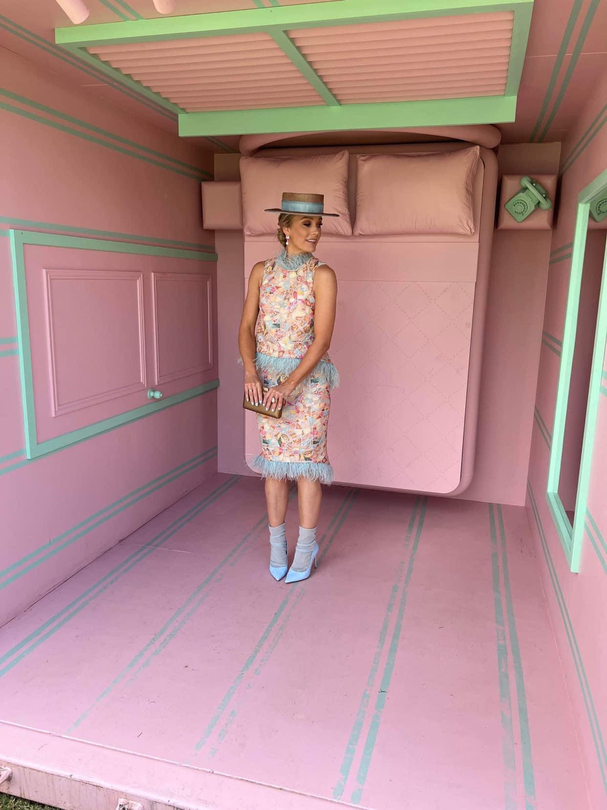 Evening dress alteration, perfect fit now